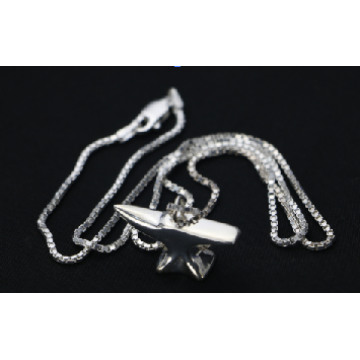 Rusty Brown SS RB36 Anvil Necklace